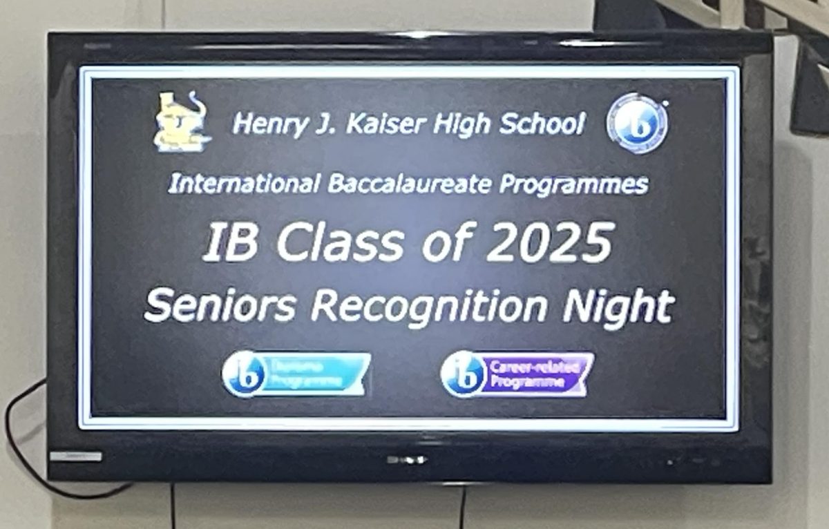 IB Recognition Night: to Honor Graduating IB Seniors