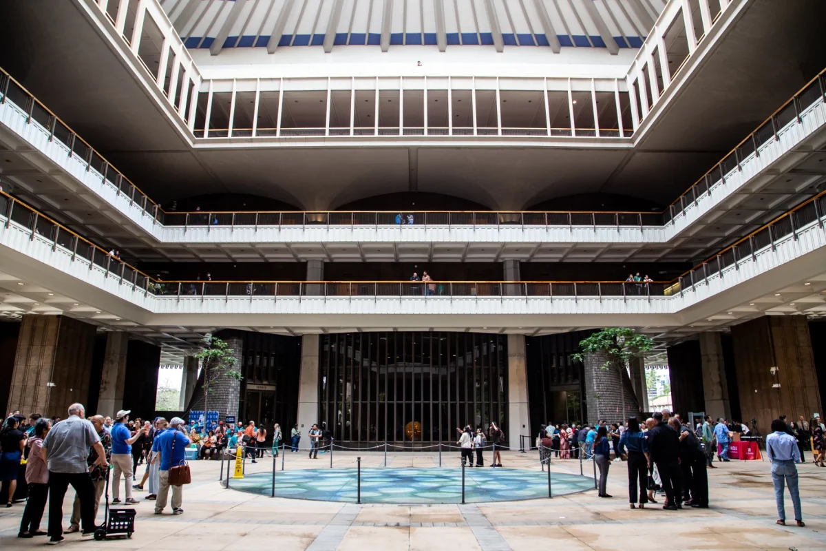 The rotunda on opening day (Jan. 21, 2026). 